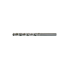 #21 2-1/8″ Flute Length 135° High Speed Steel Aircraft Extension Drill Bright/Uncoated, 0.159″ Diam Straight-Cylindrical Shank, Split Point, Self-Centering, Series 3957-6