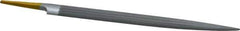 PFERD - 8" Swiss Pattern Half Round File - 3/4" Width Diam x 7/32" Thick, With Tang - All Tool & Supply