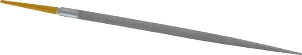 PFERD - 8" Swiss Pattern Round File - 5/16" Width Diam x 5/8" Thick, With Tang - All Tool & Supply