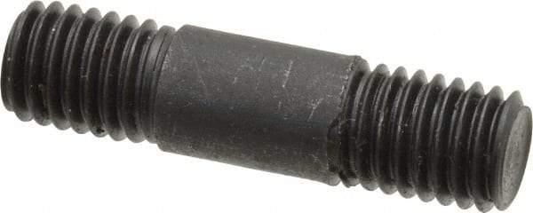 Gibraltar - 1/2-13 2" OAL Equal Double Threaded Stud - Alloy Steel, Black Oxide Finish, 5/8" Equal Thread Length - All Tool & Supply