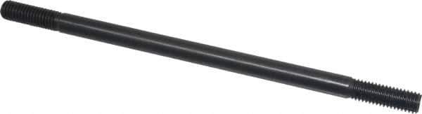 Gibraltar - 1/2-13 10" OAL Equal Double Threaded Stud - Alloy Steel, Black Oxide Finish, 1-1/2" Equal Thread Length - All Tool & Supply