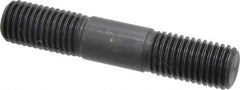 Gibraltar - 3/4-10 4" OAL Equal Double Threaded Stud - Alloy Steel, Black Oxide Finish, 1-7/16" Equal Thread Length - All Tool & Supply