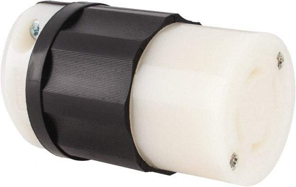 Leviton - 120/208 VAC, 30 Amp, NonNEMA Configuration, Industrial Grade, Self Grounding Connector - 3 Phase, 4 Poles, 0.595 to 1.15 Inch Cord Diameter - All Tool & Supply