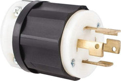 Leviton - 250 VAC, 30 Amp, NonNEMA Configuration, Industrial Grade, Self Grounding Plug - 3 Phase, 3 Poles, 0.595 to 1.15 Inch Cord Diameter - All Tool & Supply