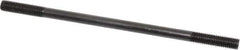 Gibraltar - M10x1.50 200mm OAL Equal Double Threaded Stud - Alloy Steel, Black Oxide Finish, 35mm Equal Thread Length, Metric - All Tool & Supply