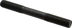 Gibraltar - M16x2.0 150mm OAL Equal Double Threaded Stud - Alloy Steel, Black Oxide Finish, 47mm Equal Thread Length, Metric - All Tool & Supply