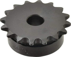 Browning - 16 Teeth, 3/8" Chain Pitch, Chain Size 35, Min Plain Bore Sprocket - 1/2" Bore Diam, 1.922" Pitch Diam, 2.1" Outside Diam - All Tool & Supply