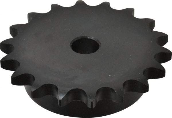 Browning - 18 Teeth, 5/8" Chain Pitch, Chain Size 50, Min Plain Bore Sprocket - 5/8" Bore Diam, 3.599" Pitch Diam, 3.92" Outside Diam - All Tool & Supply