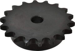 Browning - 18 Teeth, 5/8" Chain Pitch, Chain Size 50, Min Plain Bore Sprocket - 5/8" Bore Diam, 3.599" Pitch Diam, 3.92" Outside Diam - All Tool & Supply