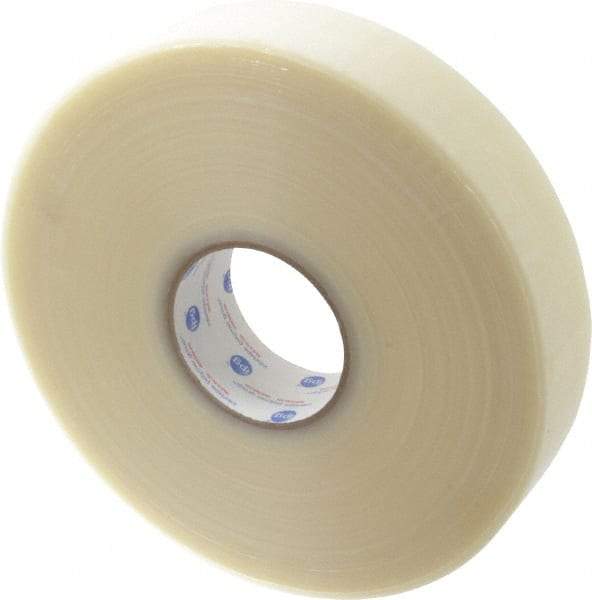 Intertape - 2" x 1,000 Yd Clear Rubber Adhesive Sealing Tape - Polypropylene Film Backing, 1.95 mil Thick, 22 Lb Tensile Strength, Series 7100 - All Tool & Supply