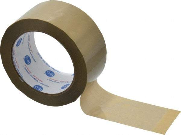 Intertape - 2" x 60 Yd Natural (Color) Rubber Adhesive Sealing Tape - Polypropylene Film Backing, 3 mil Thick, 32 Lb Tensile Strength, Series 1100 - All Tool & Supply