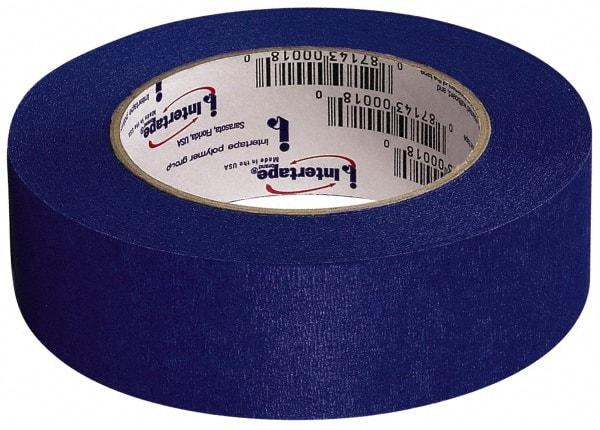 Intertape - 36mm Wide x 54.8 m Long Blue Paper Painter's Tape - Series Intertape-PT14, 5.5 mil Thick, 23 In/Lb Tensile Strength - All Tool & Supply