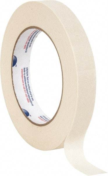 Intertape - 3/4" Wide x 60 Yd Long Tan Paper Masking Tape - Series 513, 5 mil Thick, 19 In/Lb Tensile Strength - All Tool & Supply