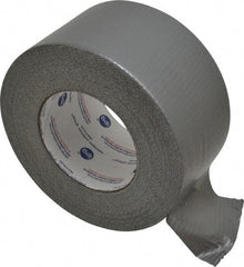 Intertape - 3" x 55m Silver Duct Tape - 9 mil, Rubber Adhesive, Polyethylene Cloth Backing, 18 Lb/ln Tensile Strength, 32°F to 160°F, Series AC20 - All Tool & Supply