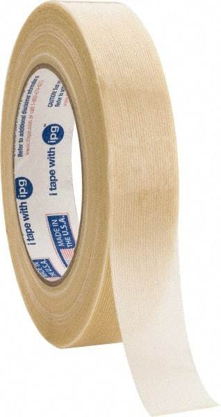 Intertape - 1" x 60 Yd Clear Rubber Adhesive Packaging Tape - Polyester Film Backing, 5.6 mil Thick, 175 Lb Tensile Strength, Series RG15 - All Tool & Supply