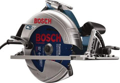 Bosch - 15 Amps, 7-1/4" Blade Diam, 5,600 RPM, Electric Circular Saw - 7-1/4" Arbor Hole, Left Blade - All Tool & Supply