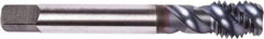 Union Butterfield - 1-8 UNC 4 Flute 2B Modified Bottoming Spiral Flute Tap - Powdered Metal, TiCN Finish, 6.299" OAL, Right Hand Flute, Right Hand Thread, Series 1678 - All Tool & Supply