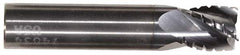 Hertel - 3/4" Diam, 2-1/4" LOC, 4 Flute Solid Carbide Roughing Square End Mill - TiN Finish, 5" OAL, 3/4" Shank Diam, Single End, Centercutting - All Tool & Supply