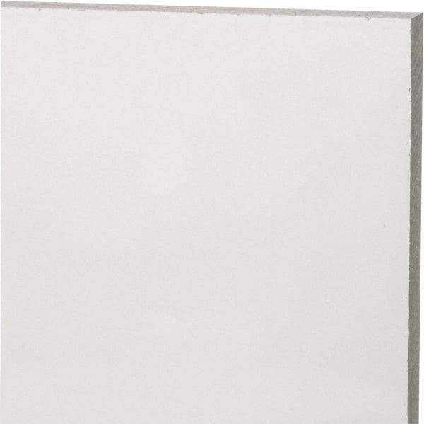 Made in USA - 9mm Thick x 12" Wide x 2' Long, Acrylic Sheet - Clear, Static Dissipative Grade - All Tool & Supply