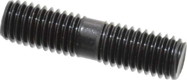 Gibraltar - 1/2-13 2" OAL Equal Double Threaded Stud - Alloy Steel, Black Oxide Finish, 3/4" Equal Thread Length - All Tool & Supply