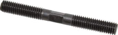 Gibraltar - 1/2-13 4-1/2" OAL Equal Double Threaded Stud - Alloy Steel, Black Oxide Finish, 1-1/2" Equal Thread Length - All Tool & Supply