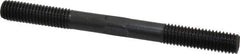 Gibraltar - 1/2-13 5-1/2" OAL Equal Double Threaded Stud - Alloy Steel, Black Oxide Finish, 1-1/2" Equal Thread Length - All Tool & Supply