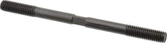 Gibraltar - 1/2-13 7" OAL Equal Double Threaded Stud - Alloy Steel, Black Oxide Finish, 1-1/2" Equal Thread Length - All Tool & Supply