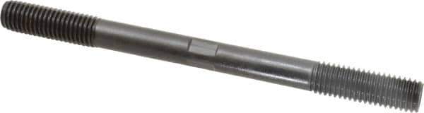 Gibraltar - 5/8-11 8" OAL Equal Double Threaded Stud - Alloy Steel, Black Oxide Finish, 1-3/4" Equal Thread Length - All Tool & Supply