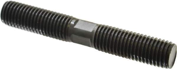 Gibraltar - 3/4-10 5" OAL Equal Double Threaded Stud - Alloy Steel, Black Oxide Finish, 2" Equal Thread Length - All Tool & Supply