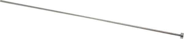 Gibraltar - 3/32" Pin Diam, 1/4" Head Diam x 1/8" Head Height, 8" OAL, Straight Ejector Pin - Steel, 7-7/8" Pin Length - All Tool & Supply