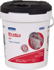 WypAll - Reusable Shop Towel/Industrial Wipes - Pop-Up, 13" x 10" Sheet Size, White - All Tool & Supply