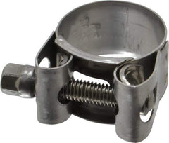 Mikalor - 1" Hose, 0.71" Wide x 0.04" Thick, T-Bolt Hose Clamp - 0.98 to 1.06" Diam, Stainless Steel - All Tool & Supply