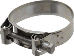 Mikalor - 3" Hose, 0.98" Wide x 0.04" Thick, T-Bolt Hose Clamp - 2.87 to 3.11" Diam, Stainless Steel - All Tool & Supply