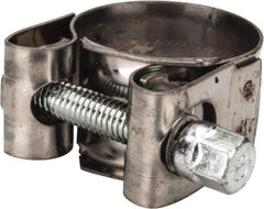 Mikalor - 1" Hose, 0.71" Wide x 0.04" Thick, T-Bolt Hose Clamp - 0.98 to 1.06" Diam, Stainless Steel Band, Housing & Zinc Plated Screw - All Tool & Supply