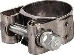 Mikalor - 1-3/16" Hose, 0.78" Wide x 0.04" Thick, T-Bolt Hose Clamp - 1.14 to 1.22" Diam, Stainless Steel Band, Housing & Zinc Plated Screw - All Tool & Supply