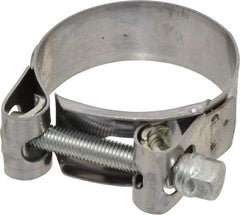 Mikalor - 2" Hose, 0.78" Wide x 0.04" Thick, T-Bolt Hose Clamp - 1.85 to 2" Diam, Stainless Steel Band, Housing & Zinc Plated Screw - All Tool & Supply