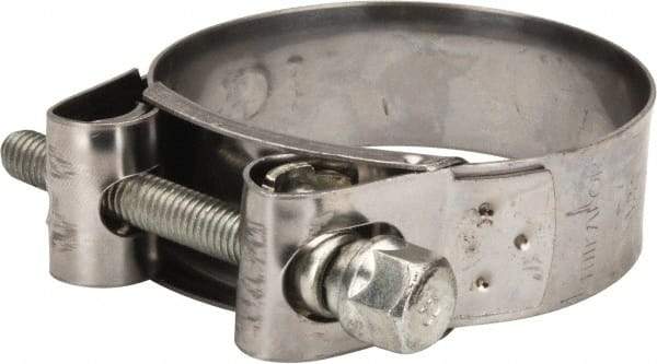 Mikalor - 2-3/4" Hose, 0.98" Wide x 0.04" Thick, T-Bolt Hose Clamp - 2.68 to 2.87" Diam, Stainless Steel Band, Housing & Zinc Plated Screw - All Tool & Supply