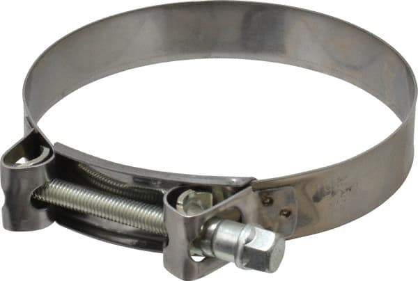 Mikalor - 5-3/4" Hose, 1.1" Wide x 0.051" Thick, T-Bolt Hose Clamp - 5.51 to 5.91" Diam, Stainless Steel Band, Housing & Zinc Plated Screw - All Tool & Supply