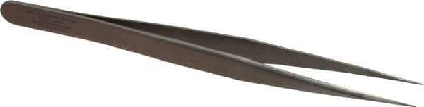 Aven - 4-3/4" OAL 1-SA Precision Tweezers - Stainless Steel, 1-SA Pattern - All Tool & Supply