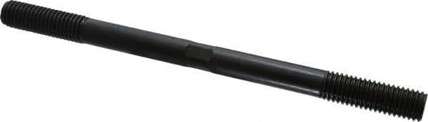 Gibraltar - 5/8-11 9" OAL Equal Double Threaded Stud - Alloy Steel, Black Oxide Finish, 1-3/4" Equal Thread Length - All Tool & Supply