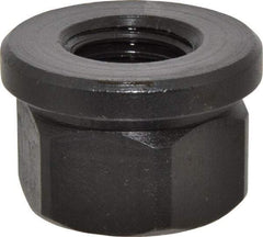 Gibraltar - 7/8-9, 1-3/4" Flange Diam, 1-1/8" High, 1-7/16" Across Flats, Flange Nut - Grade 12L14 Steel, Black Oxide Finish, 1/4" Flange Height, TCMAI - All Tool & Supply