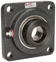 Browning - 1-1/4" ID, 4-5/8" OAL x 4-5/8" OAH 4-Bolt Flange - 3,493 Lb Static Cap, 5,782 Lb Dyn Cap, 3-5/8" Btw Mnt Hole Ctrs, Cast Iron - All Tool & Supply