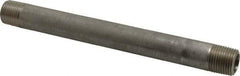 Merit Brass - Schedule 80, 1/2" Pipe x 8" Long, Grade 316/316L Stainless Steel Pipe Nipple - Seamless & Threaded - All Tool & Supply