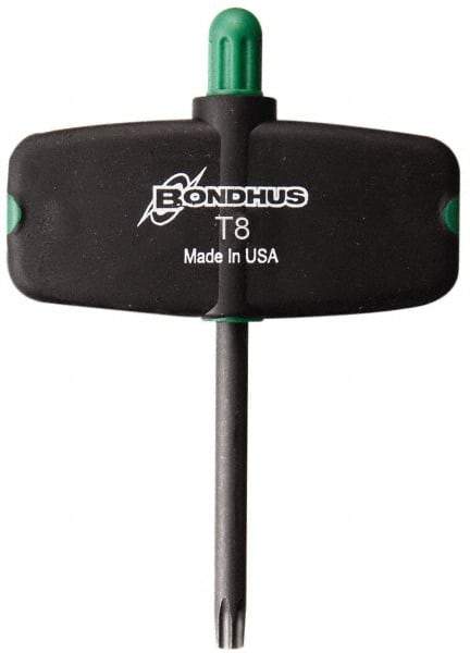 Bondhus - T8 Torx Plus Key - Wing Handle, Protanium High Torque Steel, 2" Length Under Head - All Tool & Supply