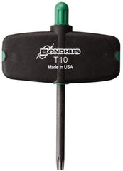 Bondhus - T10 Torx Plus Key - Wing Handle, Protanium High Torque Steel, 2" Length Under Head - All Tool & Supply