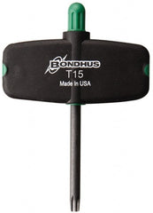 Bondhus - 3-1/2" OAL T15 Torx Key - All Tool & Supply