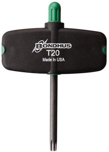 Bondhus - T20 Standard Torx Key - Wing Handle, Protanium High Torque Steel, 1-1/2" Length Under Head - All Tool & Supply