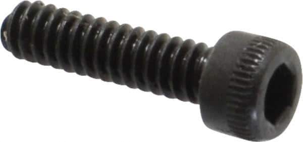 Holo-Krome - #4-40 UNC Hex Socket Drive, Socket Cap Screw - Alloy Steel, Black Oxide Finish, Fully Threaded, 7/16" Length Under Head - All Tool & Supply