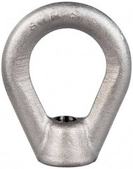 Gibraltar - 2,700 Lb Capacity, 3/8-16 Thread, Stainless Steel Lifting Eye Nut - Grade 304, 2-1/2" High, 1-1/4" Inside & 2" Outside Eye Diam, 7/8" Bell/Base Width - All Tool & Supply