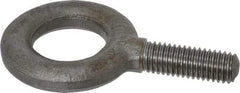 Gibraltar - 2,700 Lb Capacity, Alloy Steel, 1/2 Thread, Fixed Lifting Eye Bolt - Fully Threaded, 1-1/2" Shank, 1-1/2" Thread Length, No Shoulder - All Tool & Supply